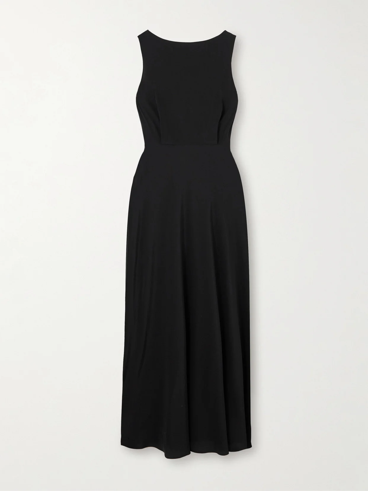 Silk-crepe De Chine Midi Dress - 1