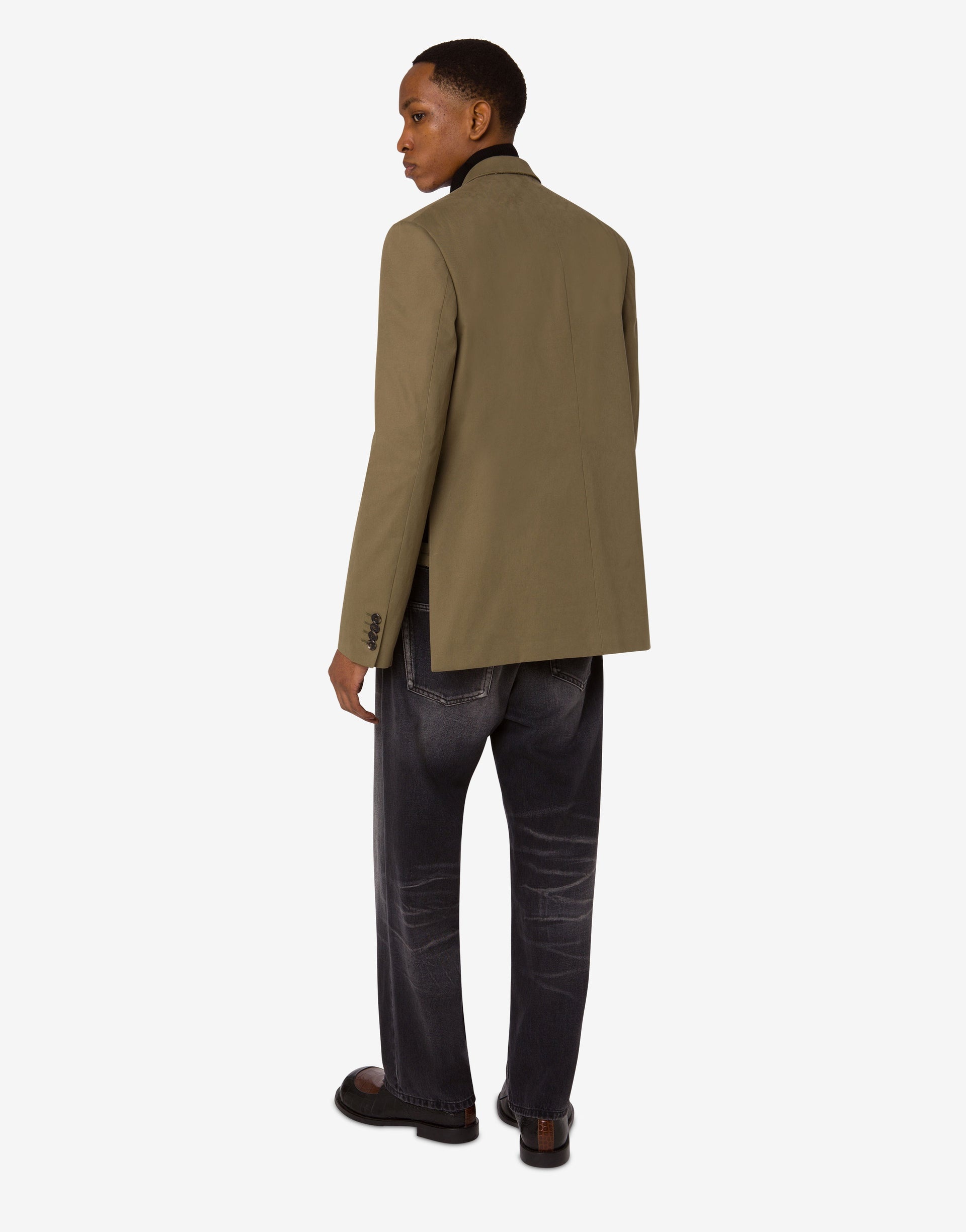 COTTON DIAGONAL JACKET - 2