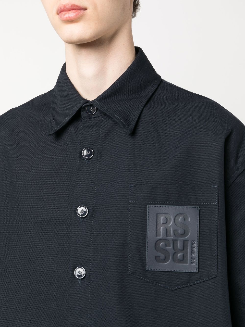 logo-patch short-sleeve shirt - 5
