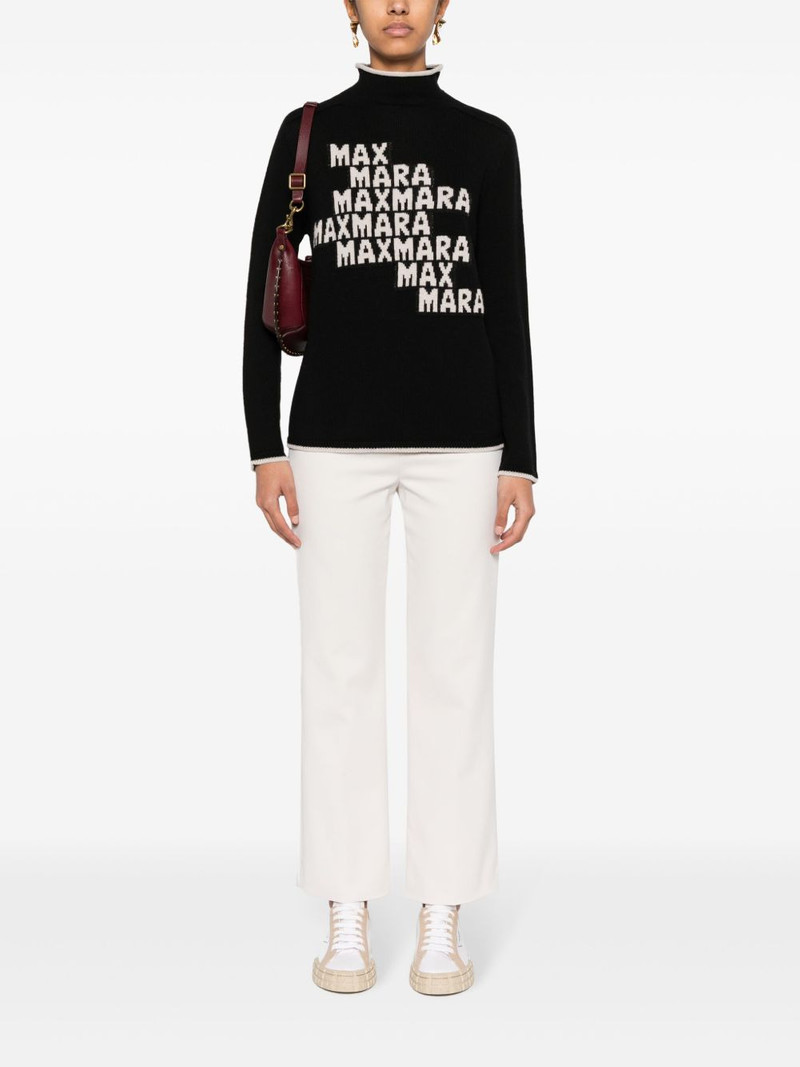 'S Max Mara high-waisted flared trousers outlook
