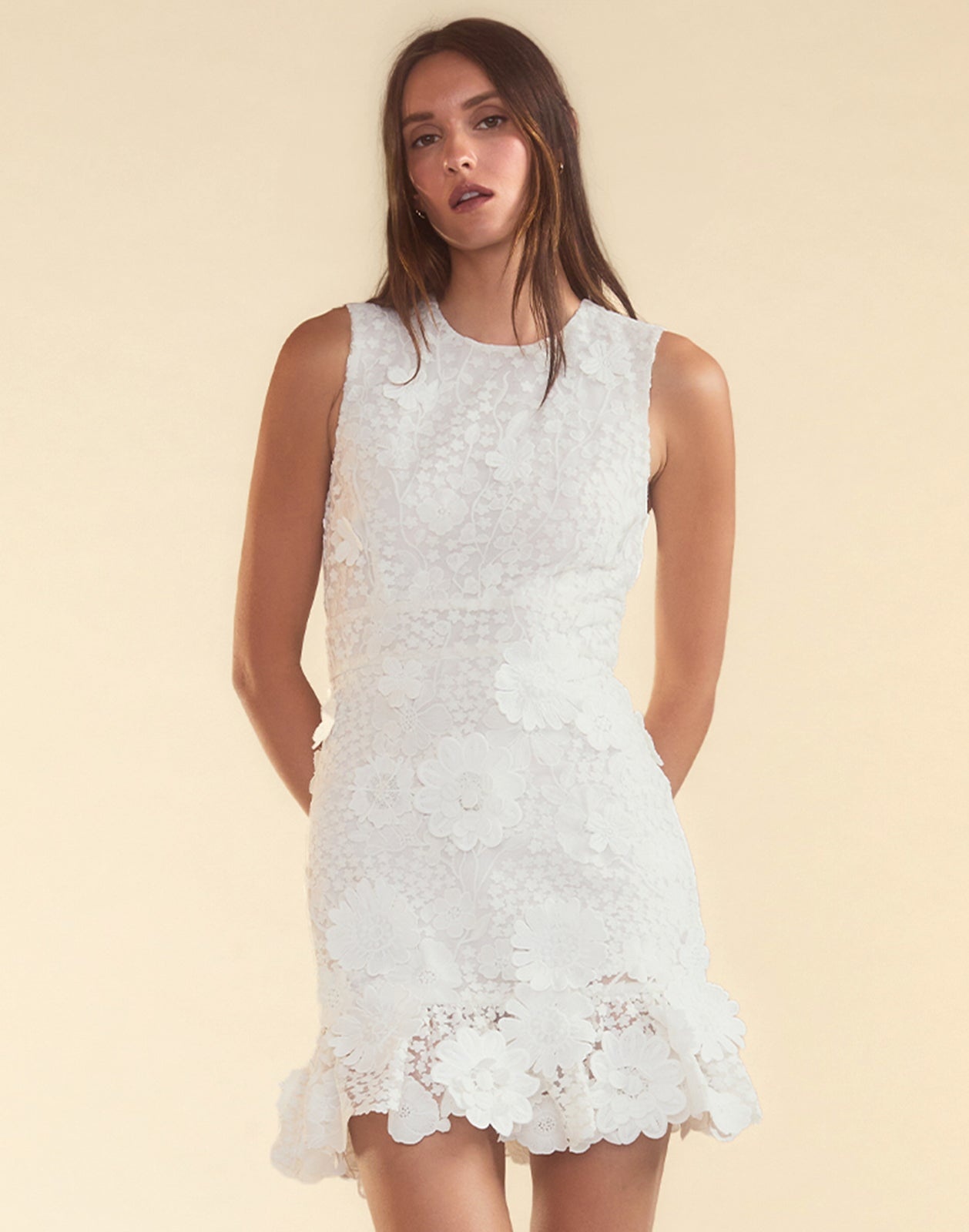 Blooming Lace Cocktail Dress - 1