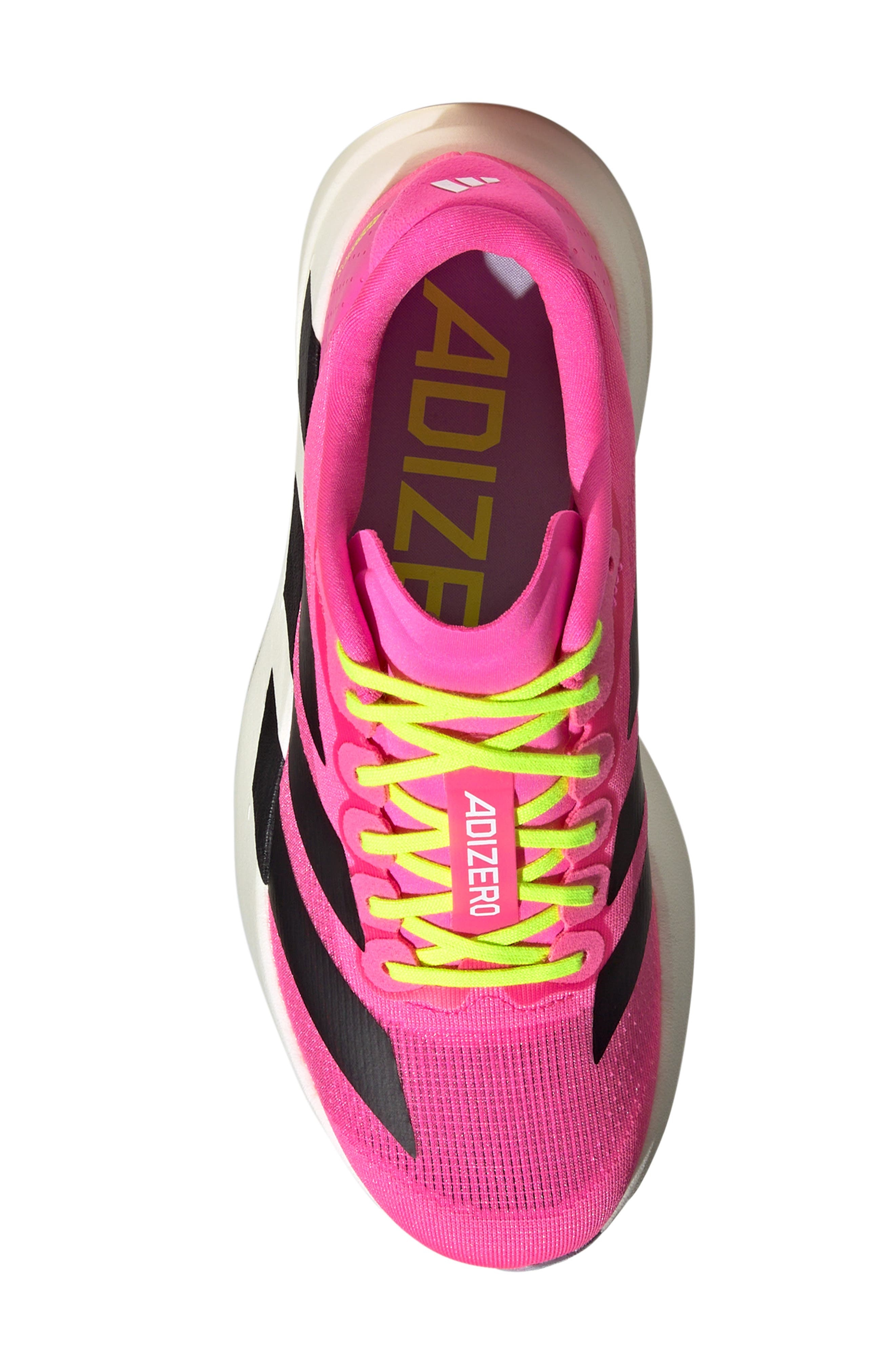 adidas Adizero Evo SL Running Shoe in Lucid Pink/black/Ftwr White at Nordstrom - 4