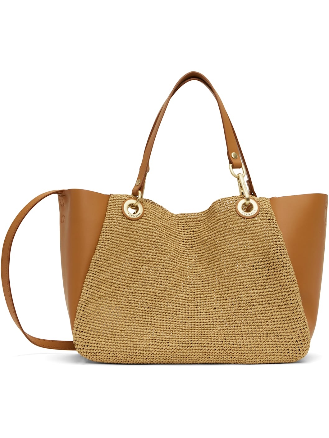 Beige & Tan Revival Summer Mini Tote - 1