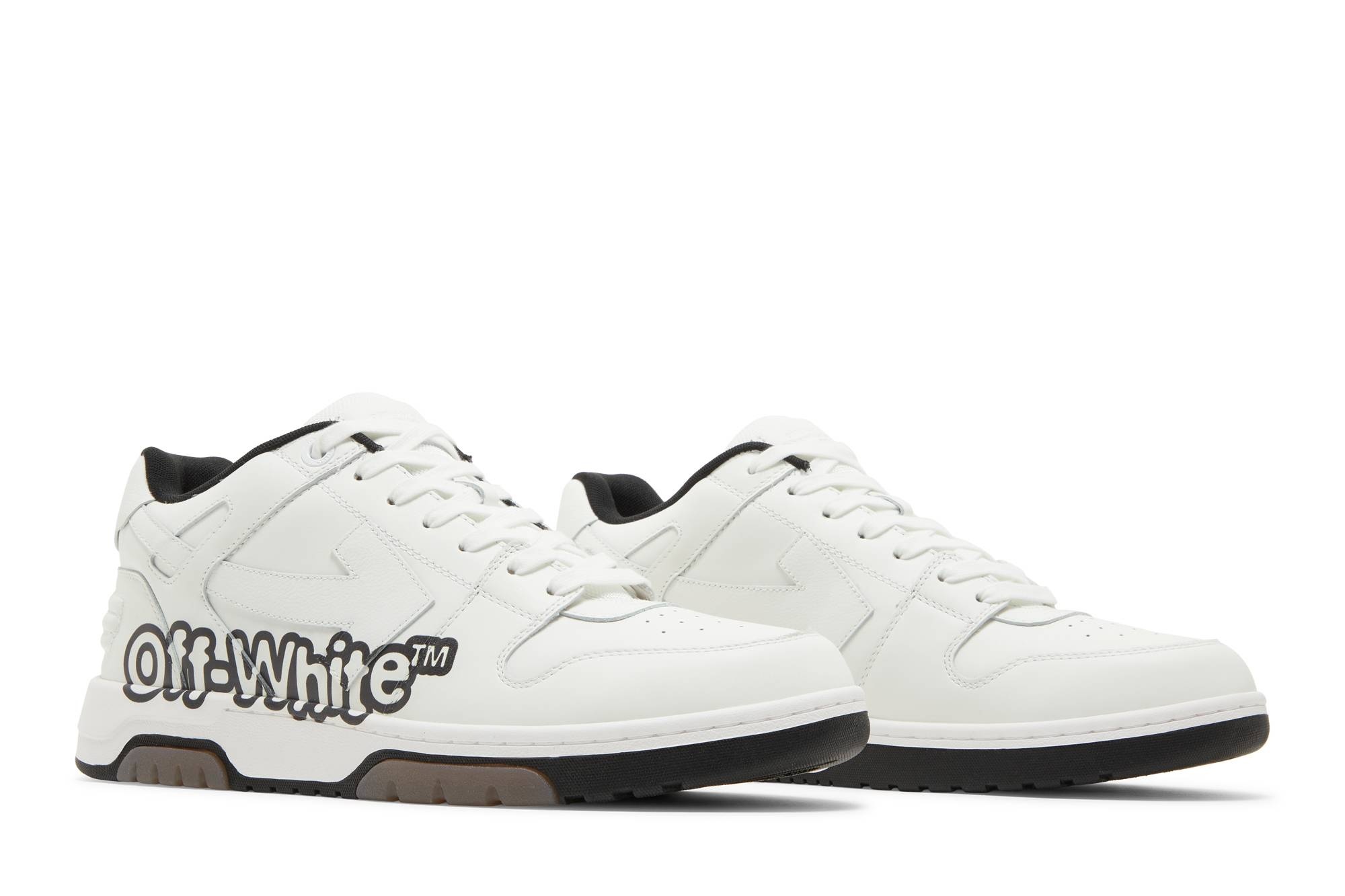 Off-White Out of Office Low 'Logo Print - White Black' - 8