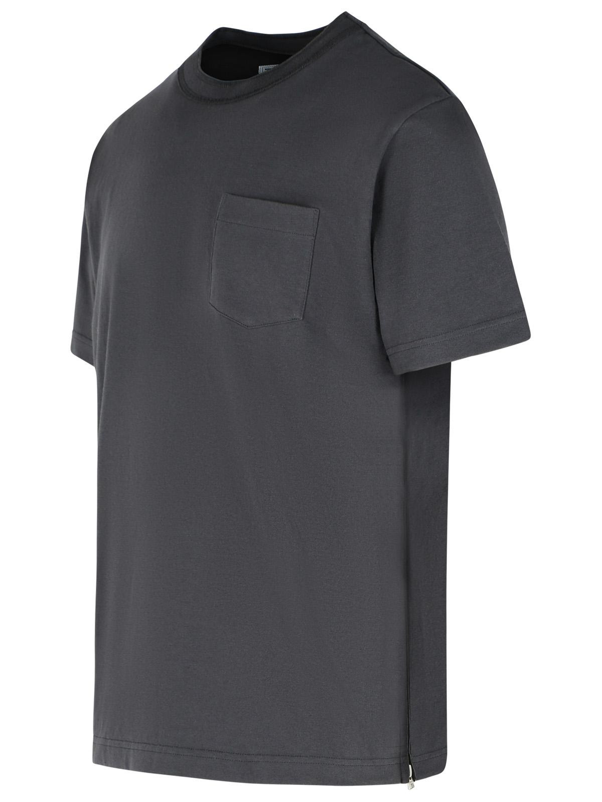 Sacai Gray Cotton T-Shirt Men - 2
