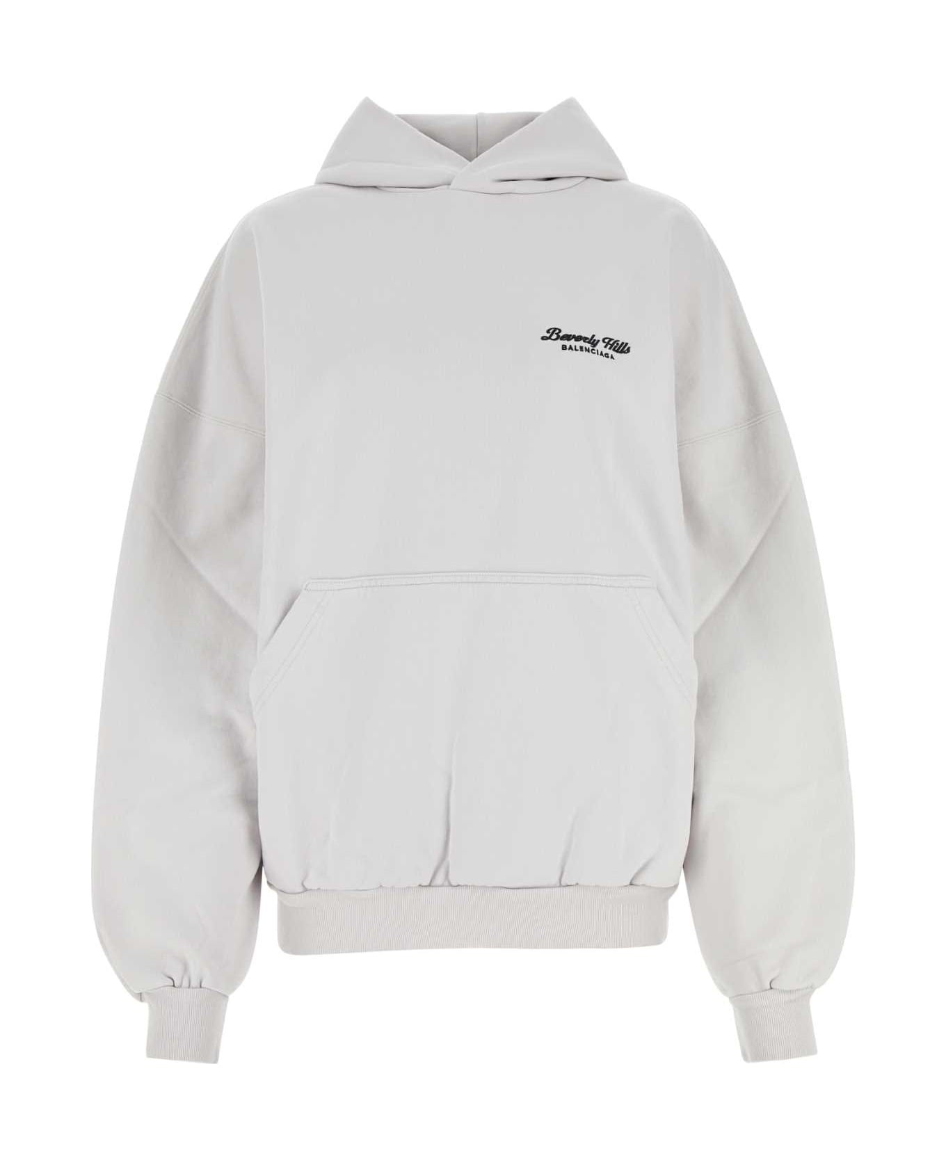 パーカー・フーディ Balenciaga Chalk Cotton Sweatshirt BALENCIAGA Chalk Cotton Sweatshirt | italist | REVERSIBLE