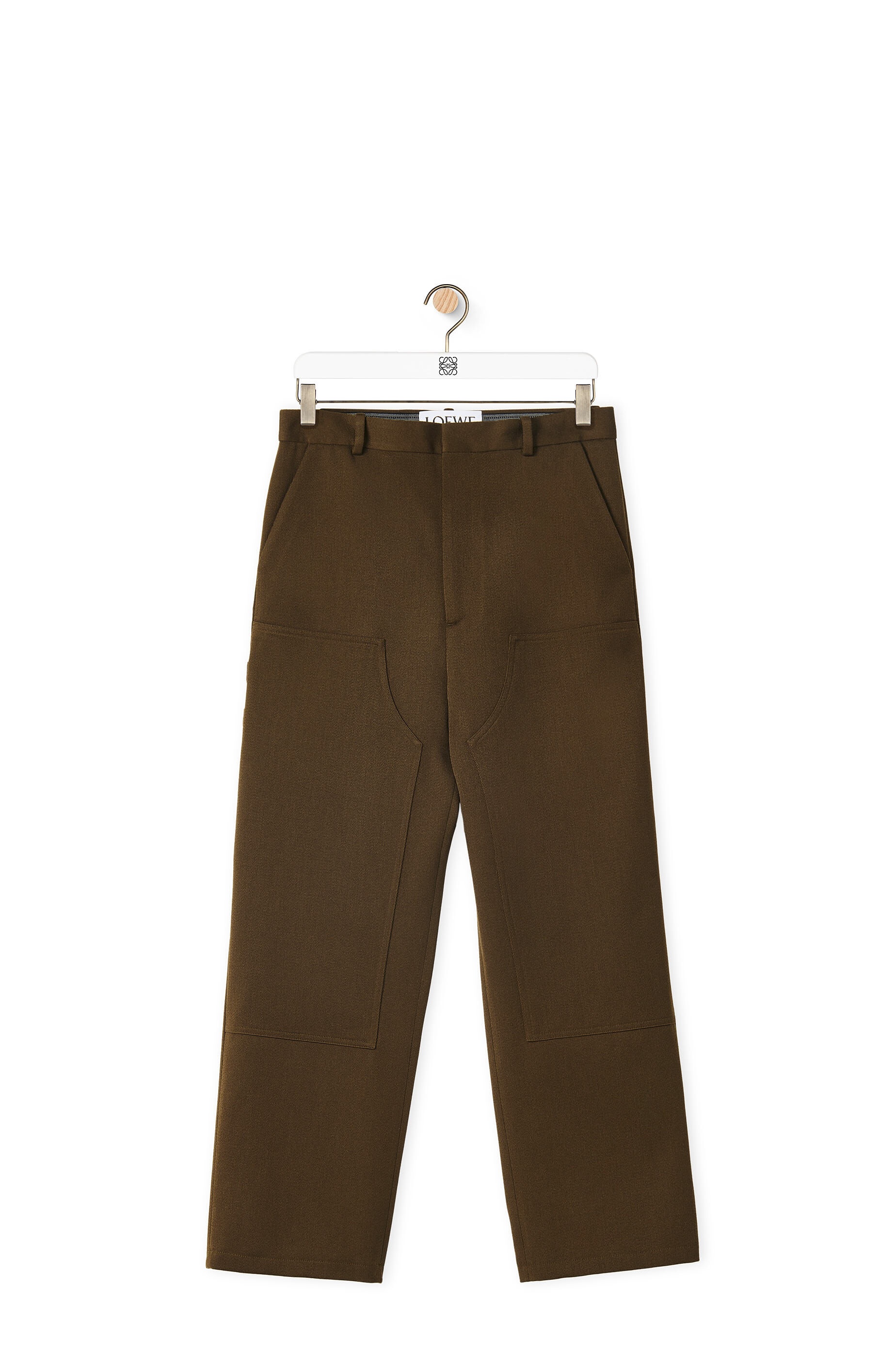 Workwear trousers in wool - 1