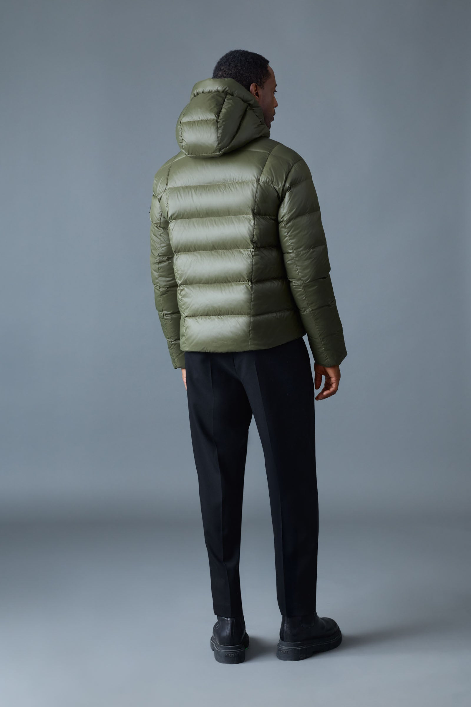 VICTOR-R Light Down Jacket with Storm Visor Hood - 4