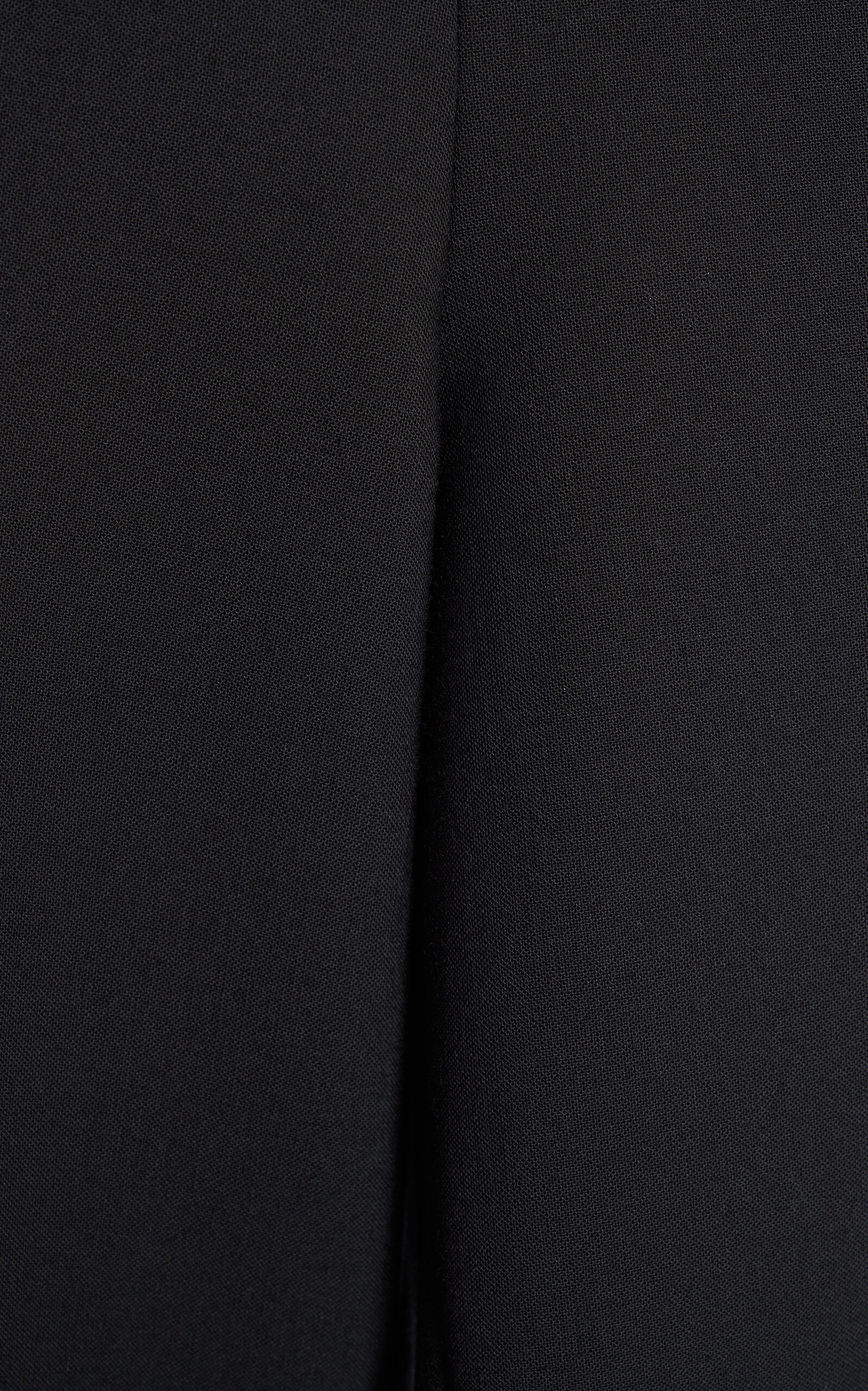 Front-Slit Tailored High-Rise Trousers black - 6