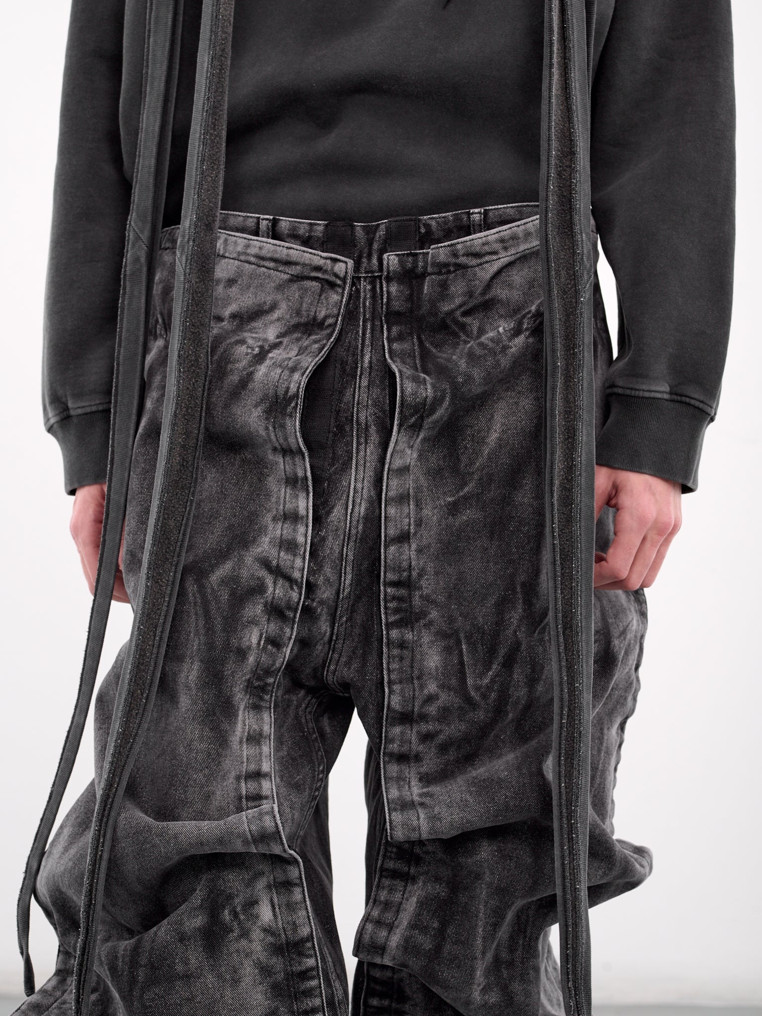 Velcro Panel Jeans - 4