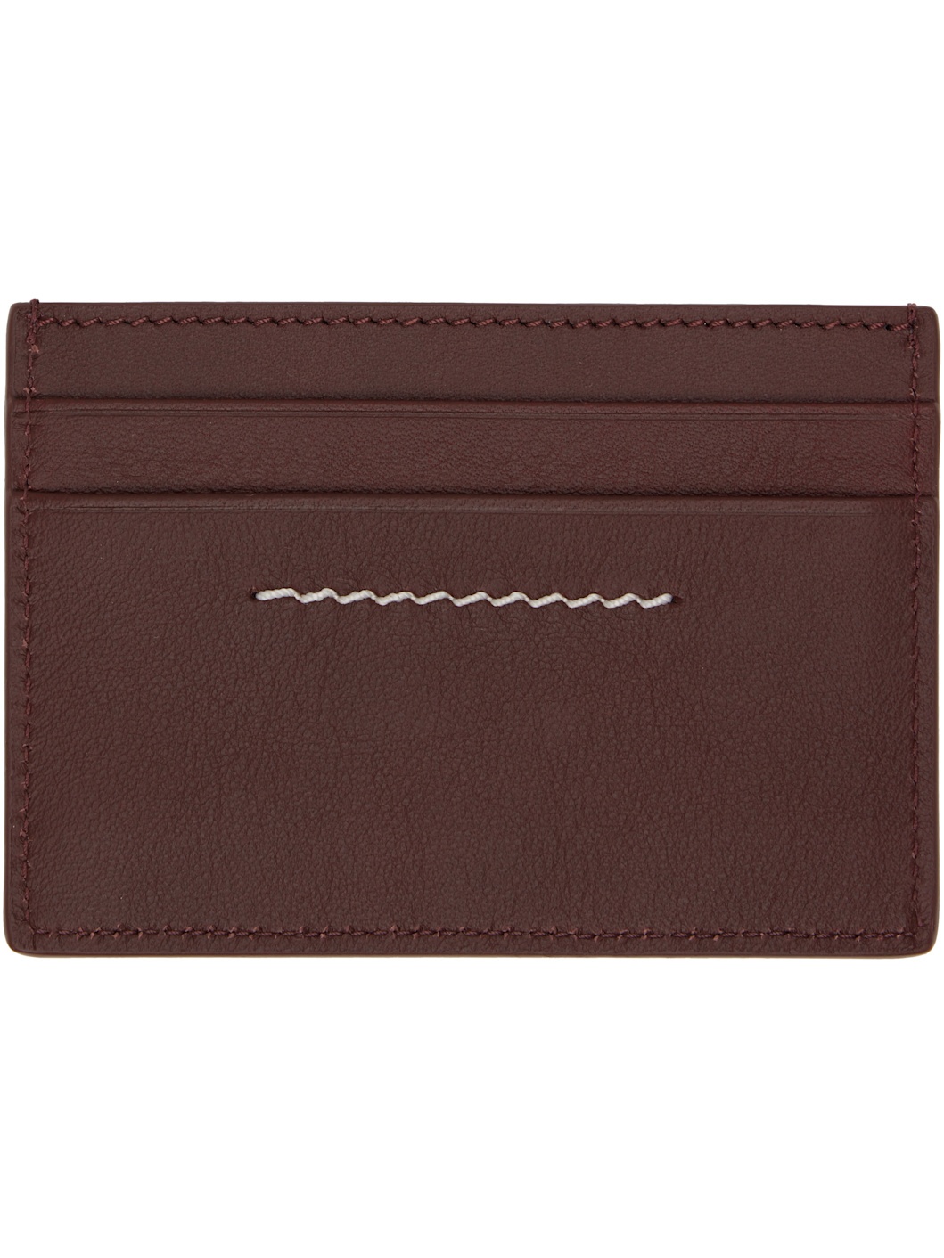 Burgundy Numeric Card Holder - 2