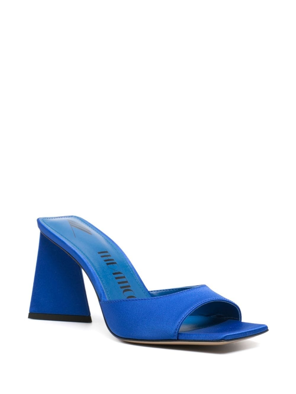 Mini Devon 85mm satin mules - 2