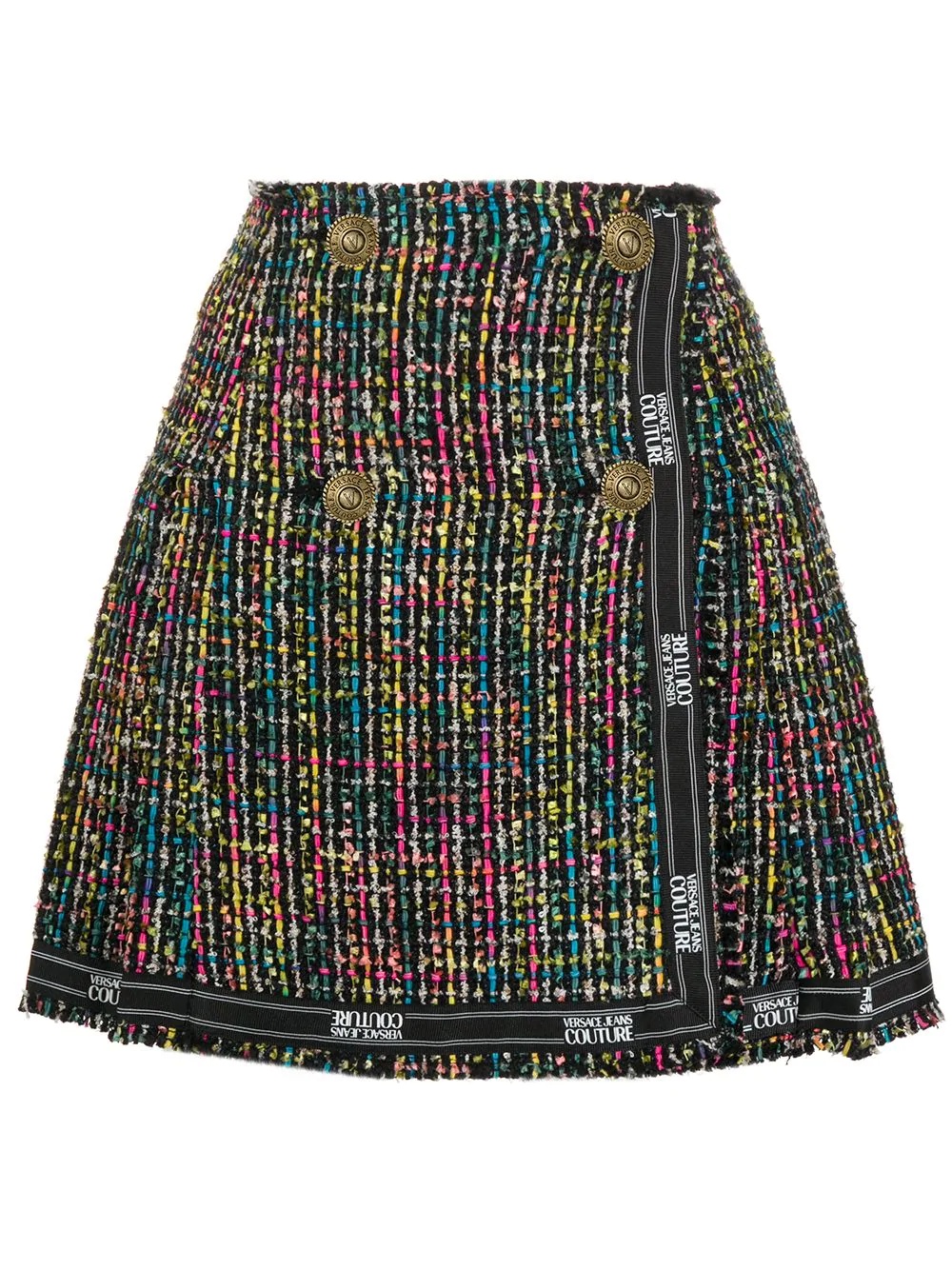 tweed a-line skirt - 1