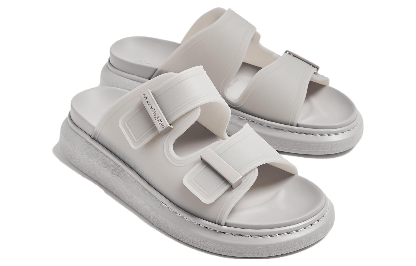 Alexander McQueen Hybrid Sandals 'Ash Grey' 663563W4TM61612 - 2