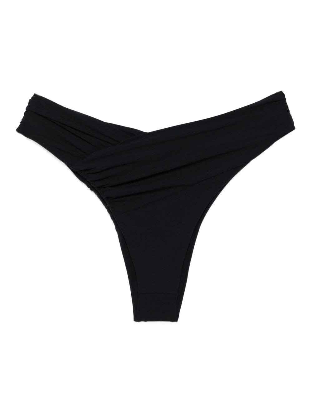 draped bikini bottom - 1