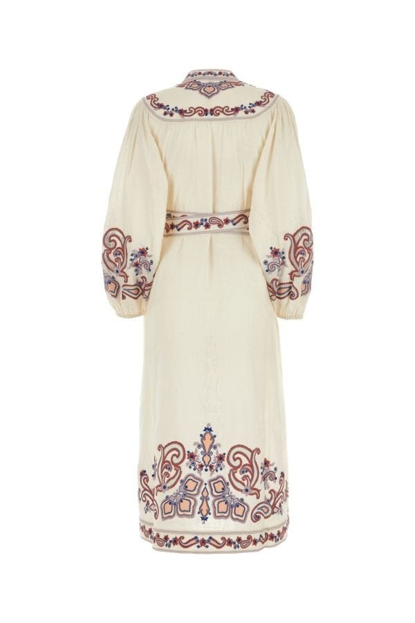 Zimmermann Woman Embroidered Linen Devi Dress - 2