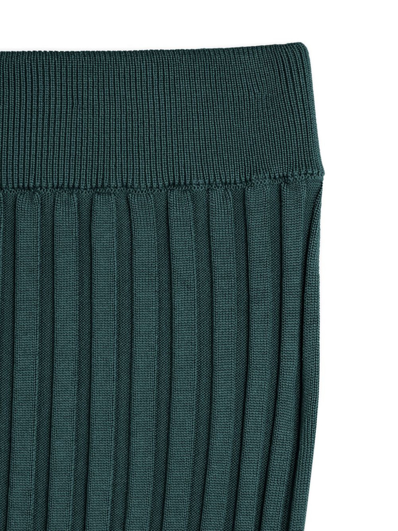 ribbed-knit midi skirt 3