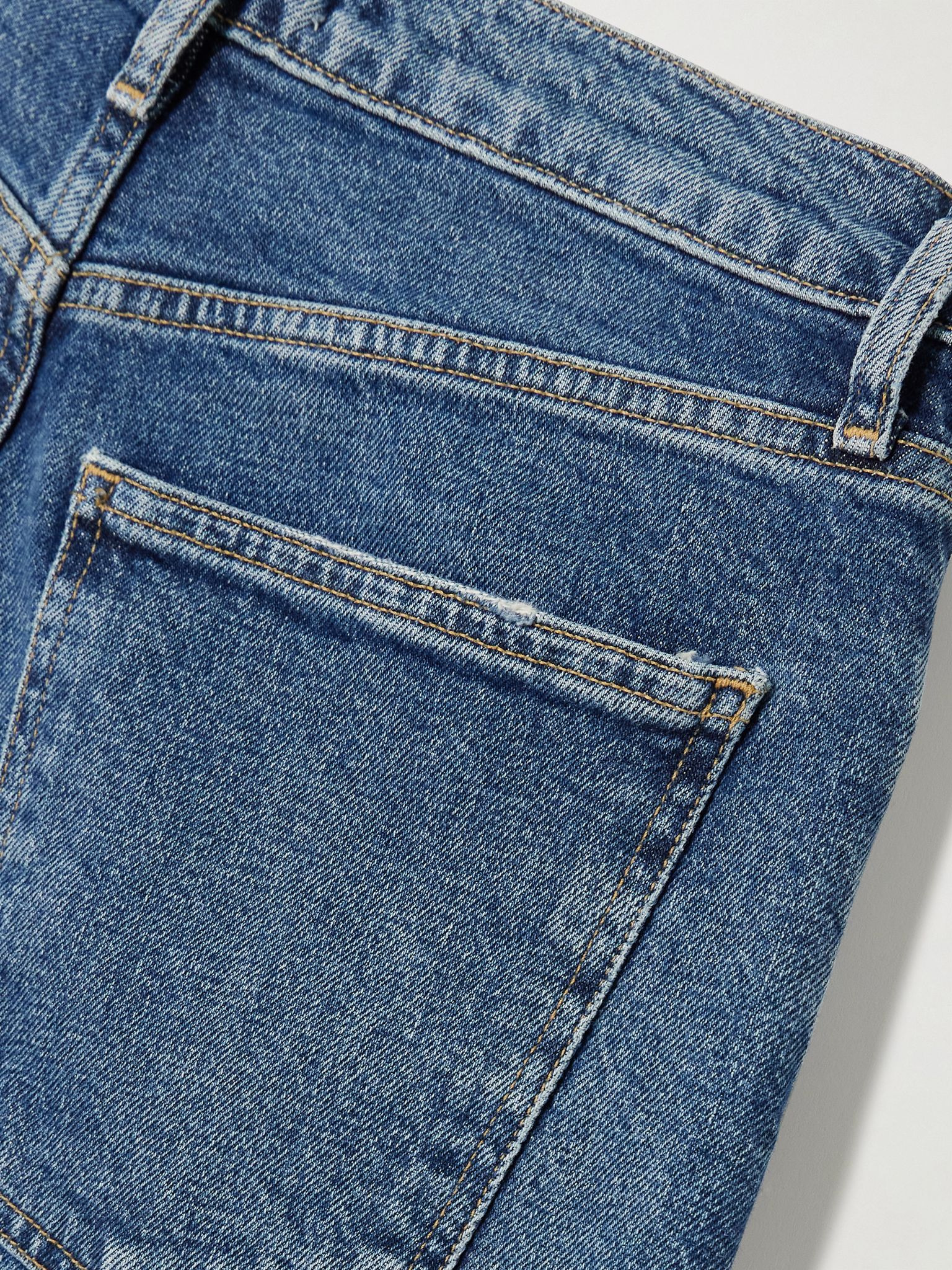 Harper mid-rise straight-leg jeans Mid denim - 6