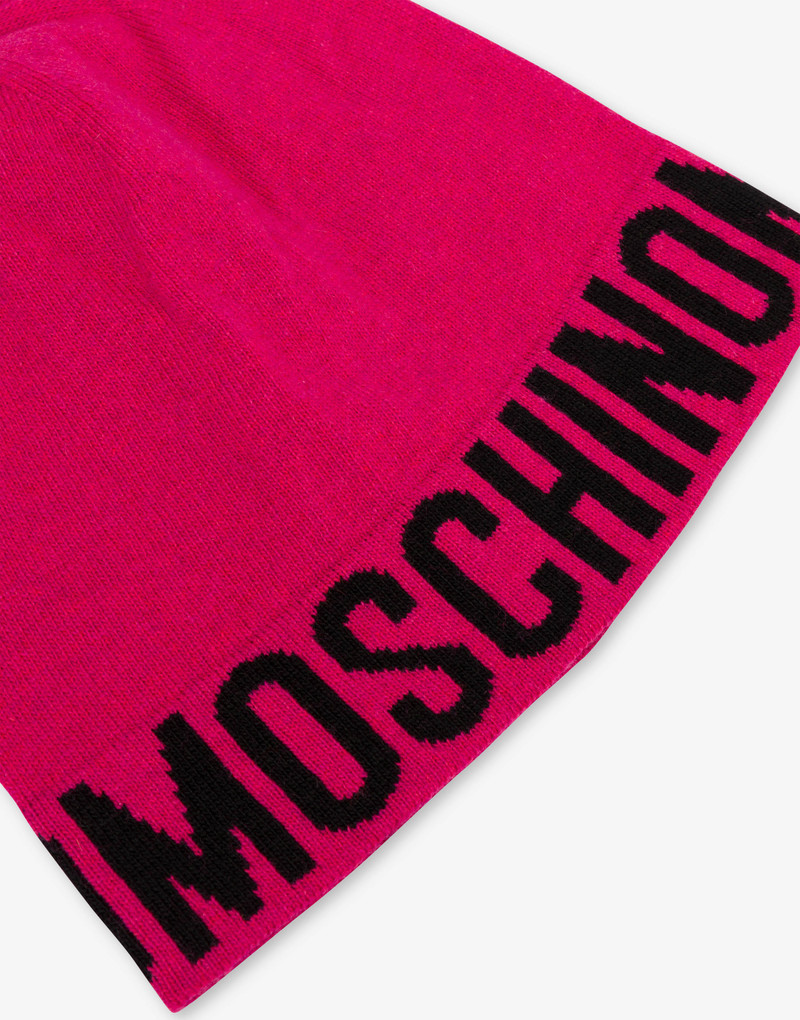 LETTERING LOGO KNIT HAT 3