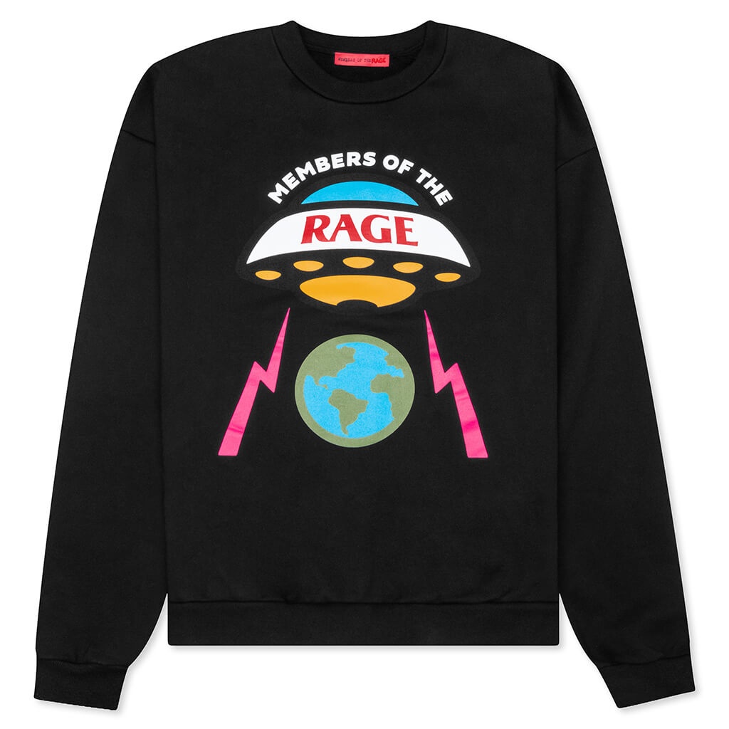 CREWNECK BIG LOGO - BLACK - 1