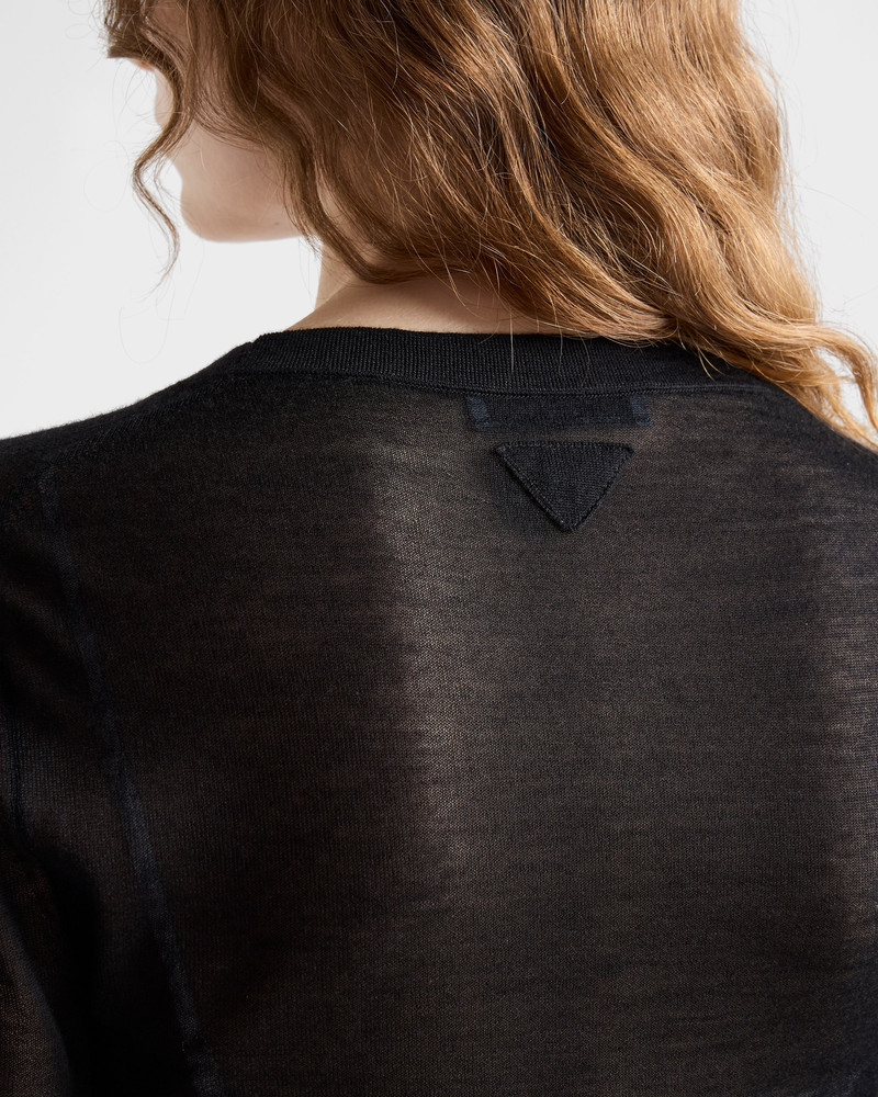 Cashmere and silk cardigan 4