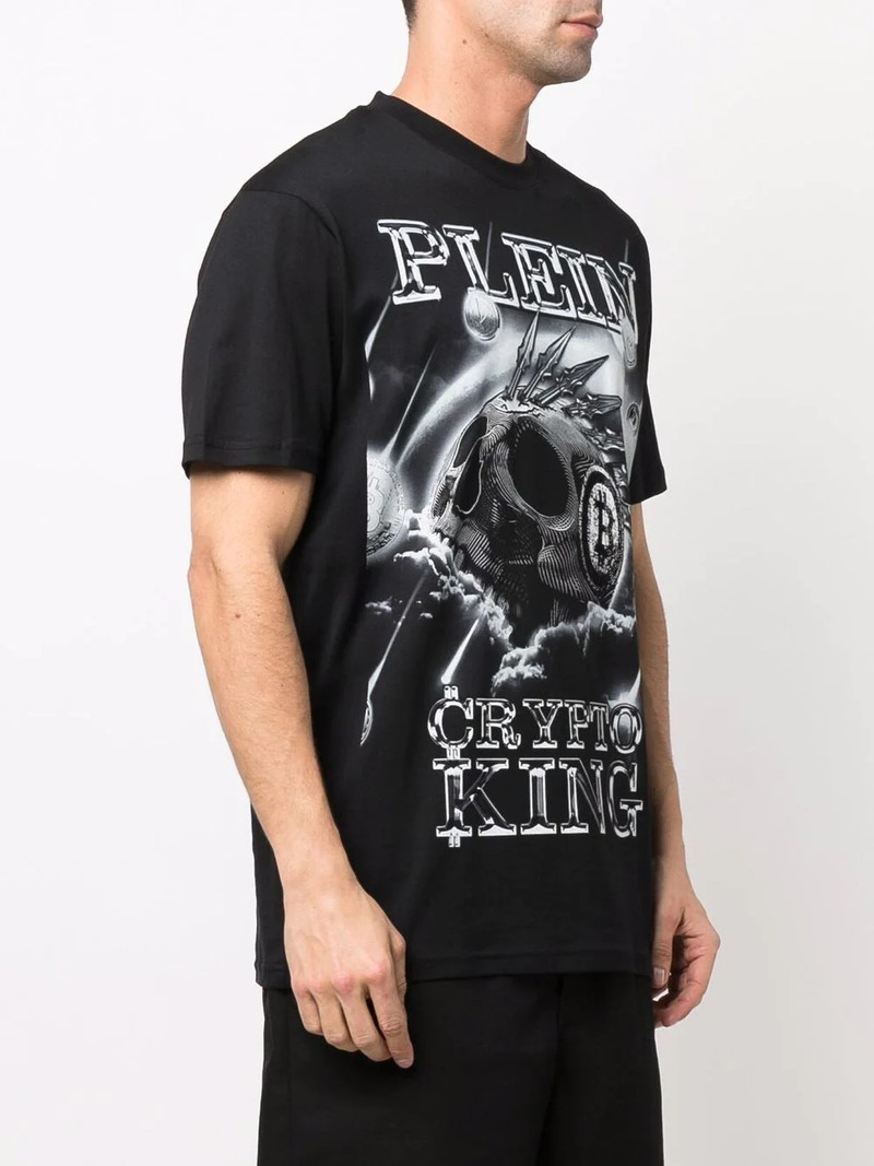 'Crypto King' cotton T-shirt 3