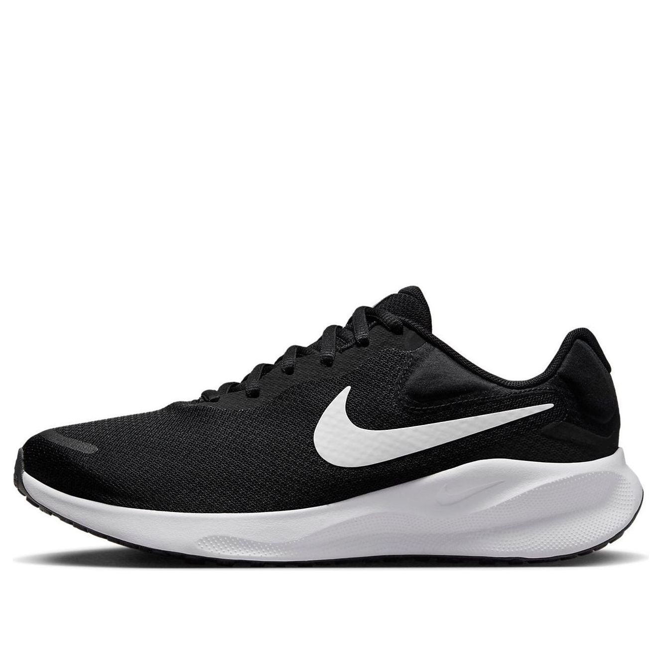 (WMNS) Nike Revolution 7 Wide 'Black White' FZ6829-001 - 1