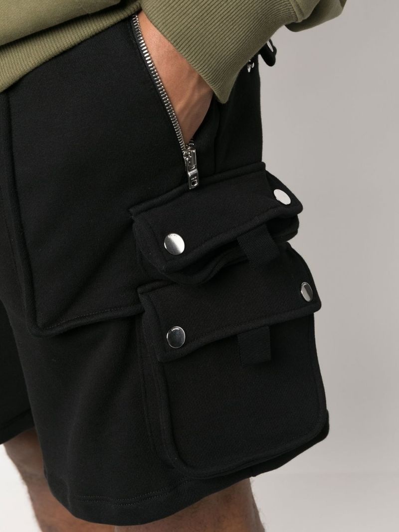 pocket-detail track shorts - 5