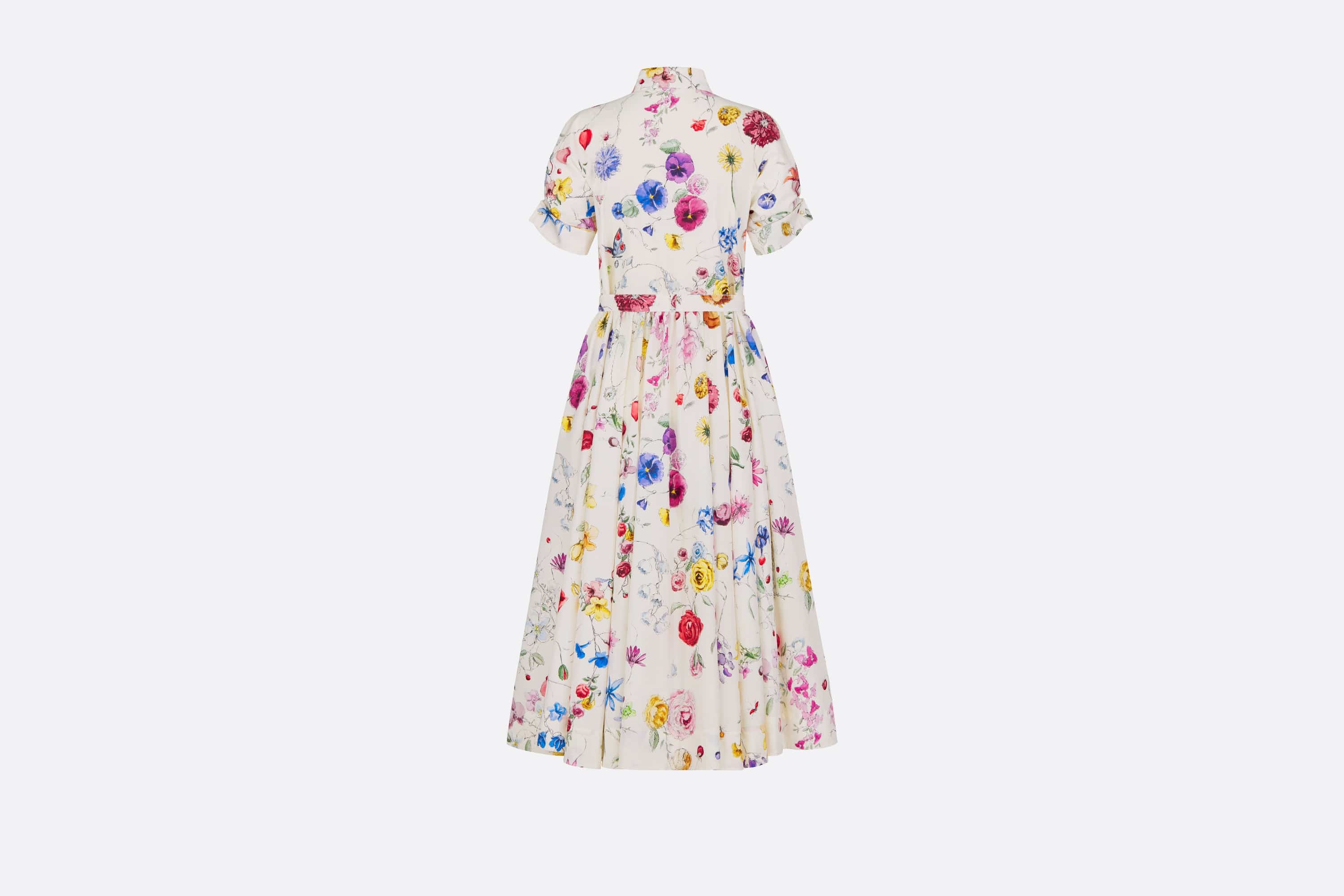 Belted Mid-Length Dress - 2