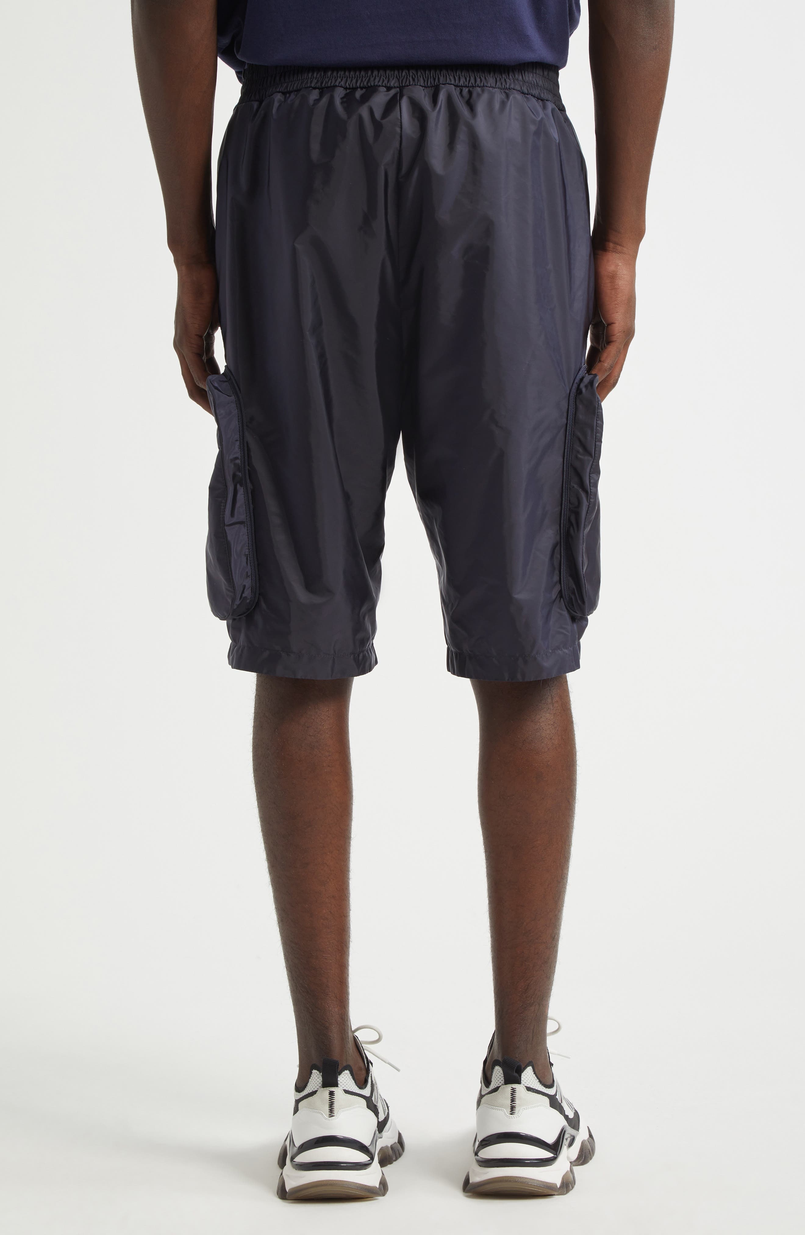 Moncler Genius x Mercedes-Benz by Nigo Logo Patch Cargo Shorts in 778 - 3