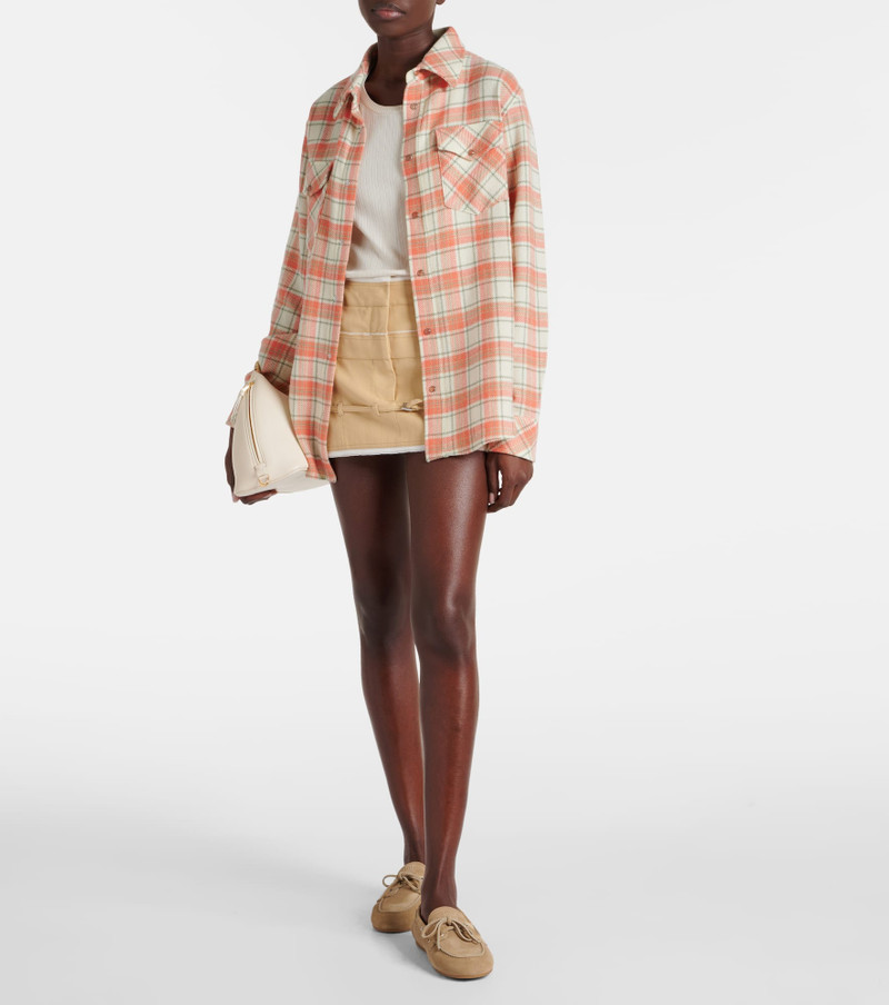 God’s True Cashmere Tartan cashmere shirt outlook