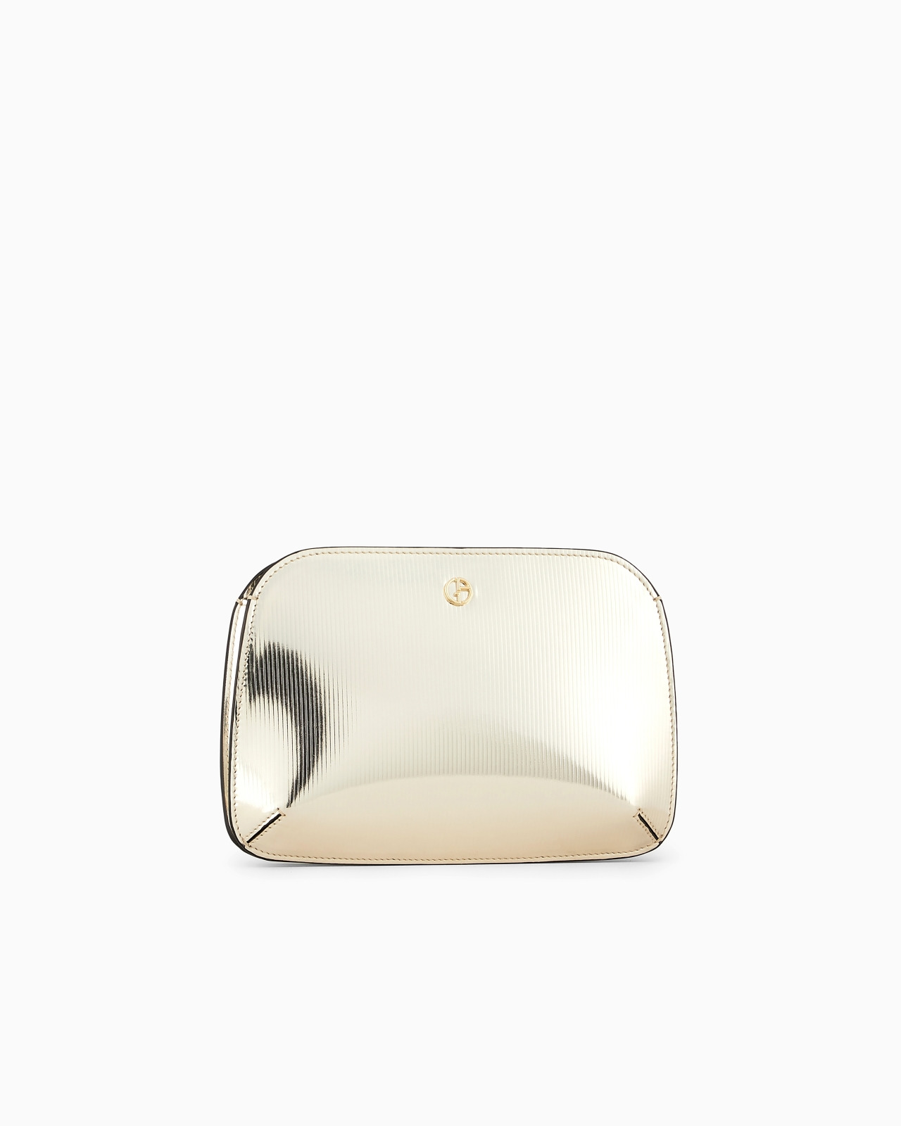 STRIPED, LAMÉ-LEATHER LA PRIMA CLUTCH BAG - 2