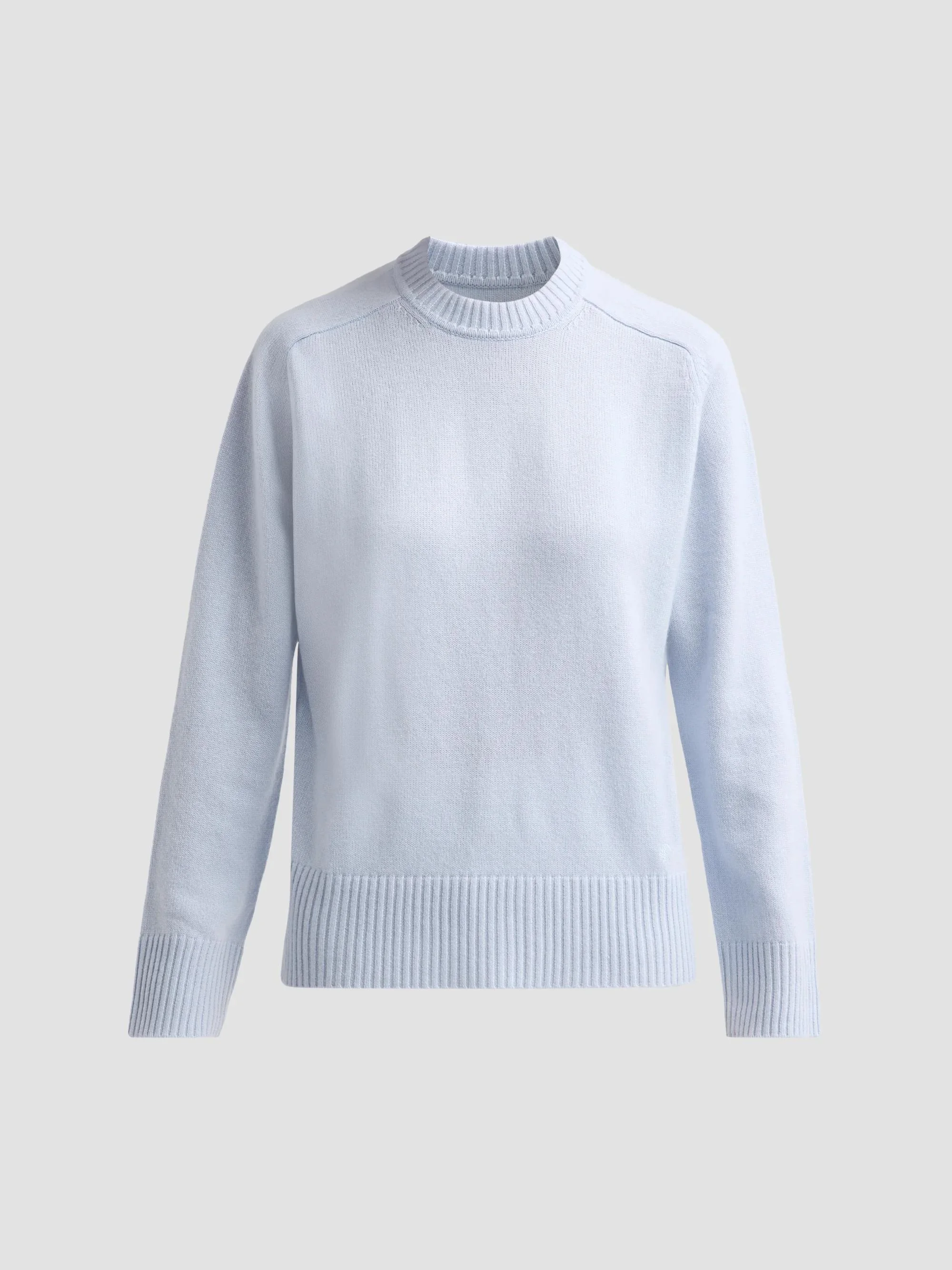 Women's Baltra Cashmere Crewneck Sweater - Light Blue - 1
