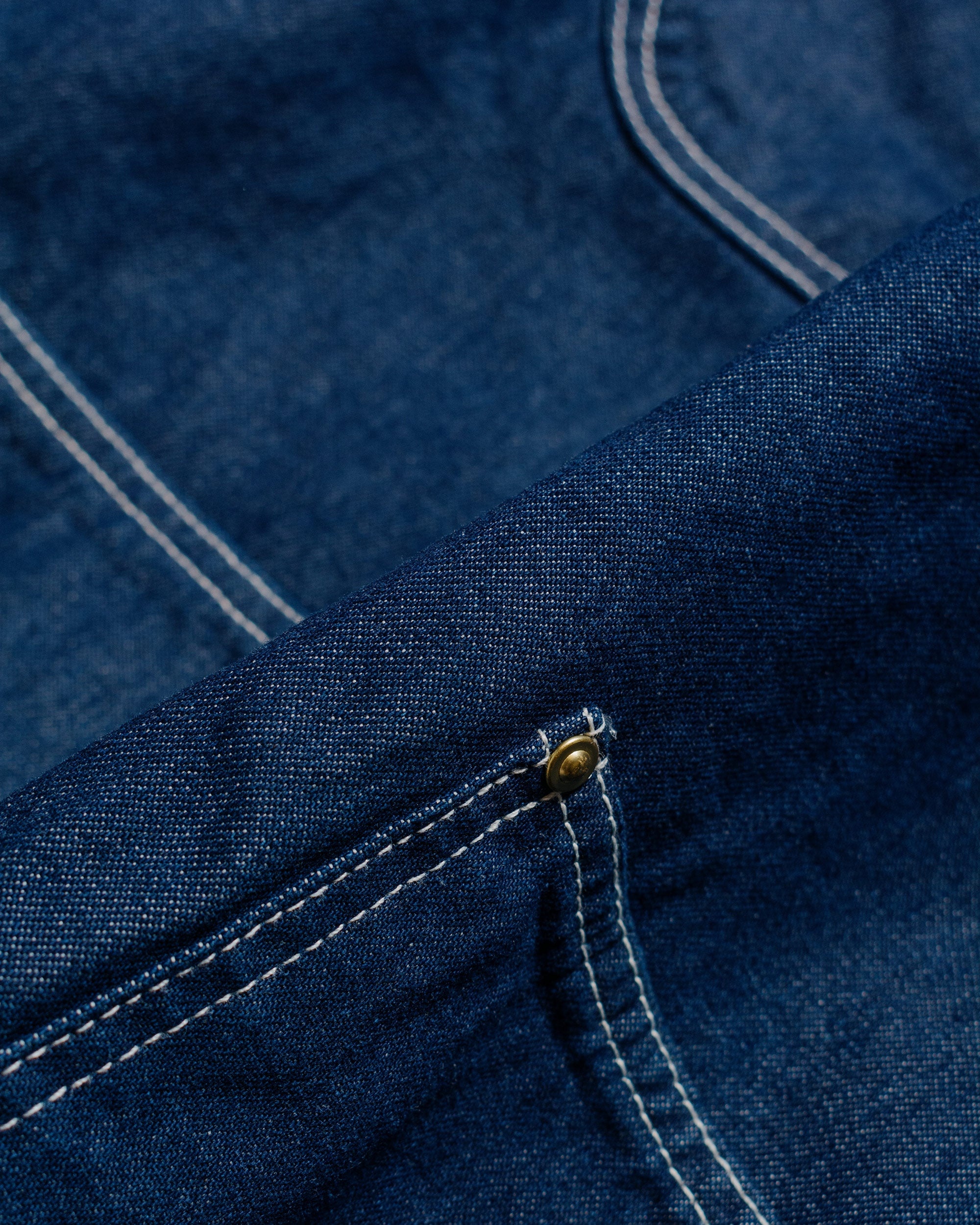 Carhartt W.I.P. OG Chore Coat Denim Blue One Wash - 5