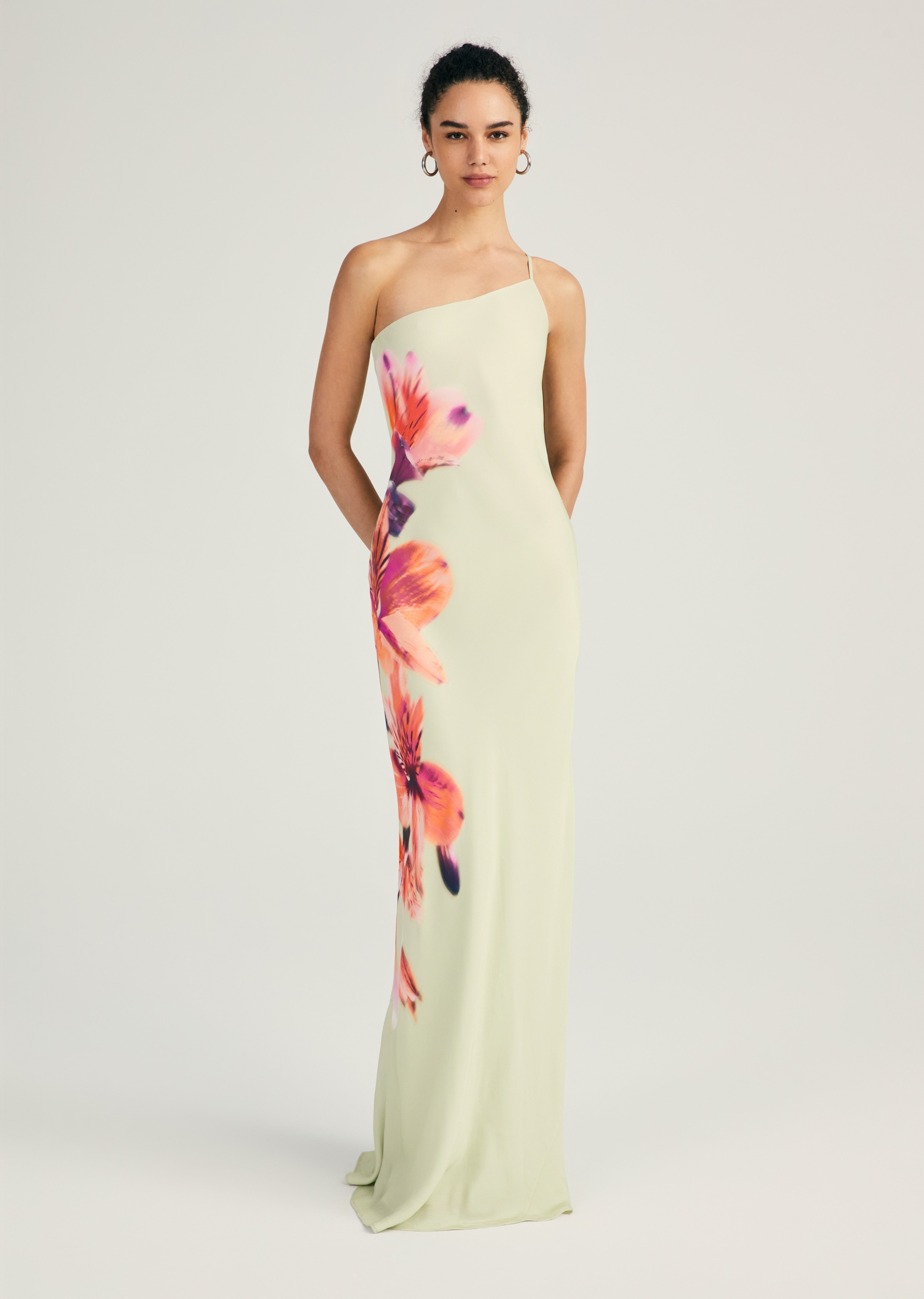 MILOU ONE SHOULDER GOWN - 2