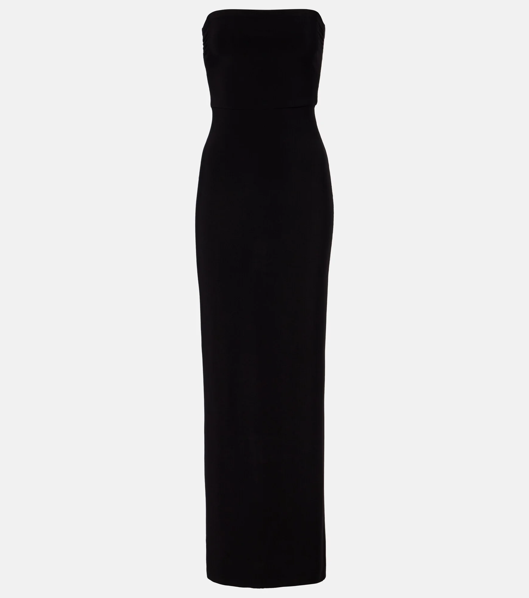Strapless jersey maxi dress - 1