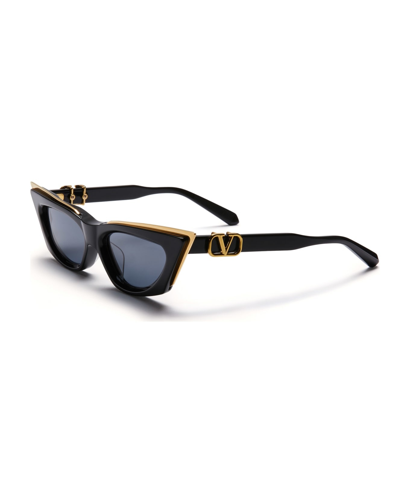 V-goldcut I - Black / Yellow Gold Sunglasses - 2