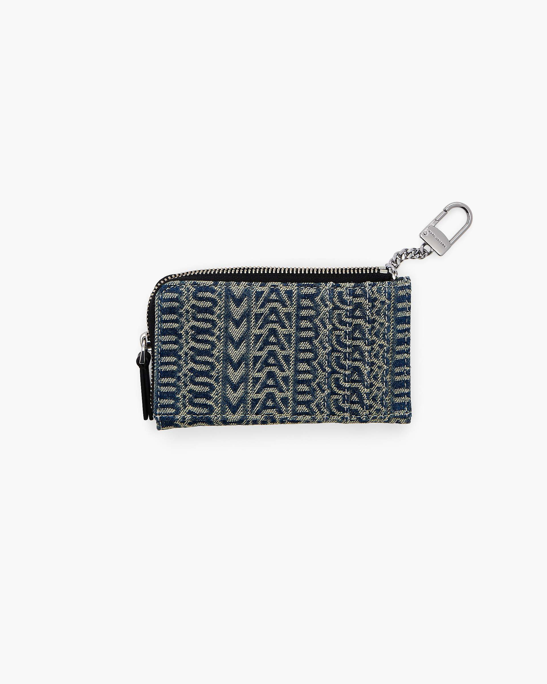 THE MONOGRAM DENIM J MARC TOP ZIP MULTI WALLET - 3