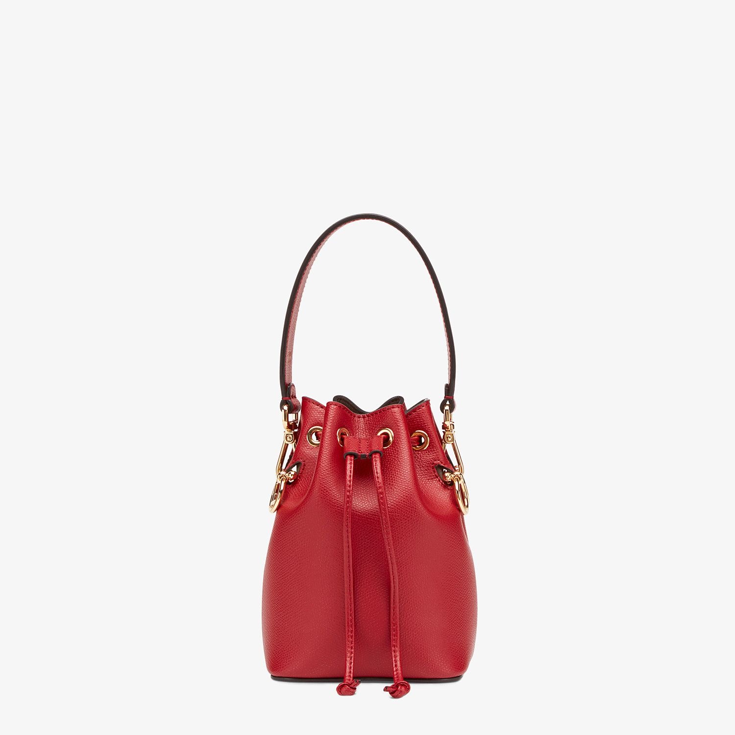 Red leather mini bag - 1