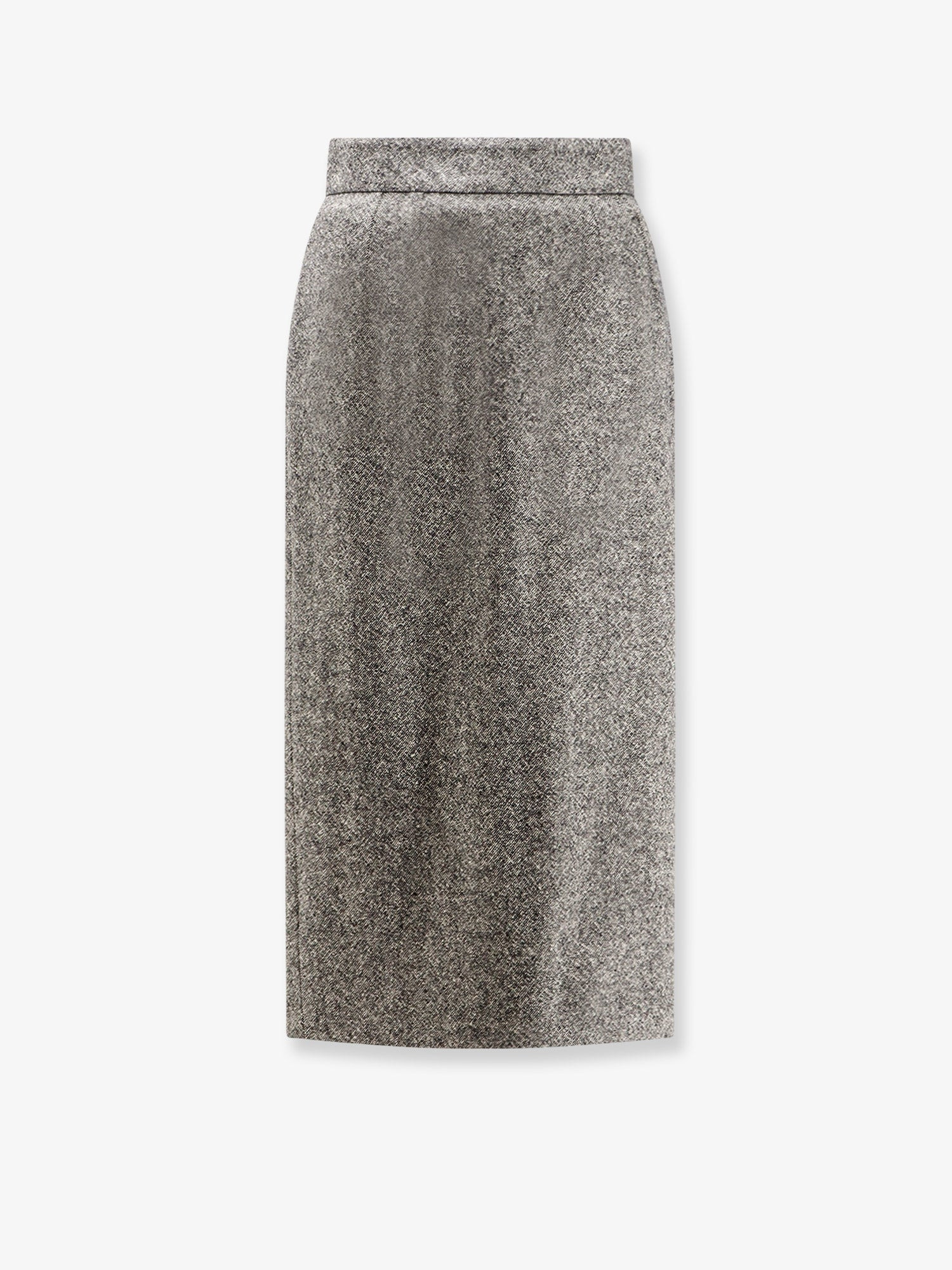 Dolce & Gabbana Virgin Wool Midi Pencil Skirt - 1