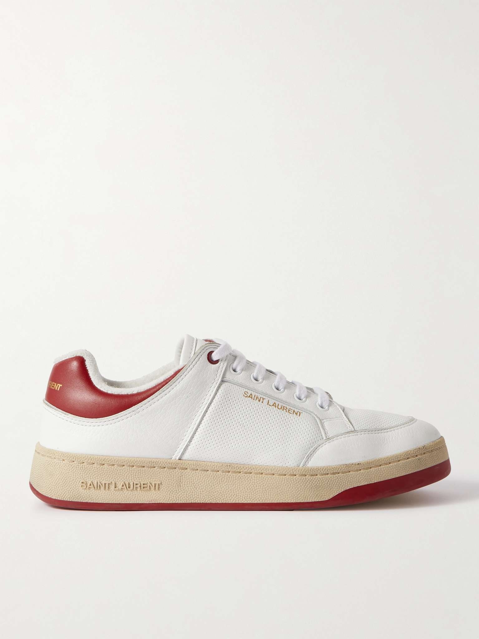 SL/61 Perforated Leather Sneakers - 1