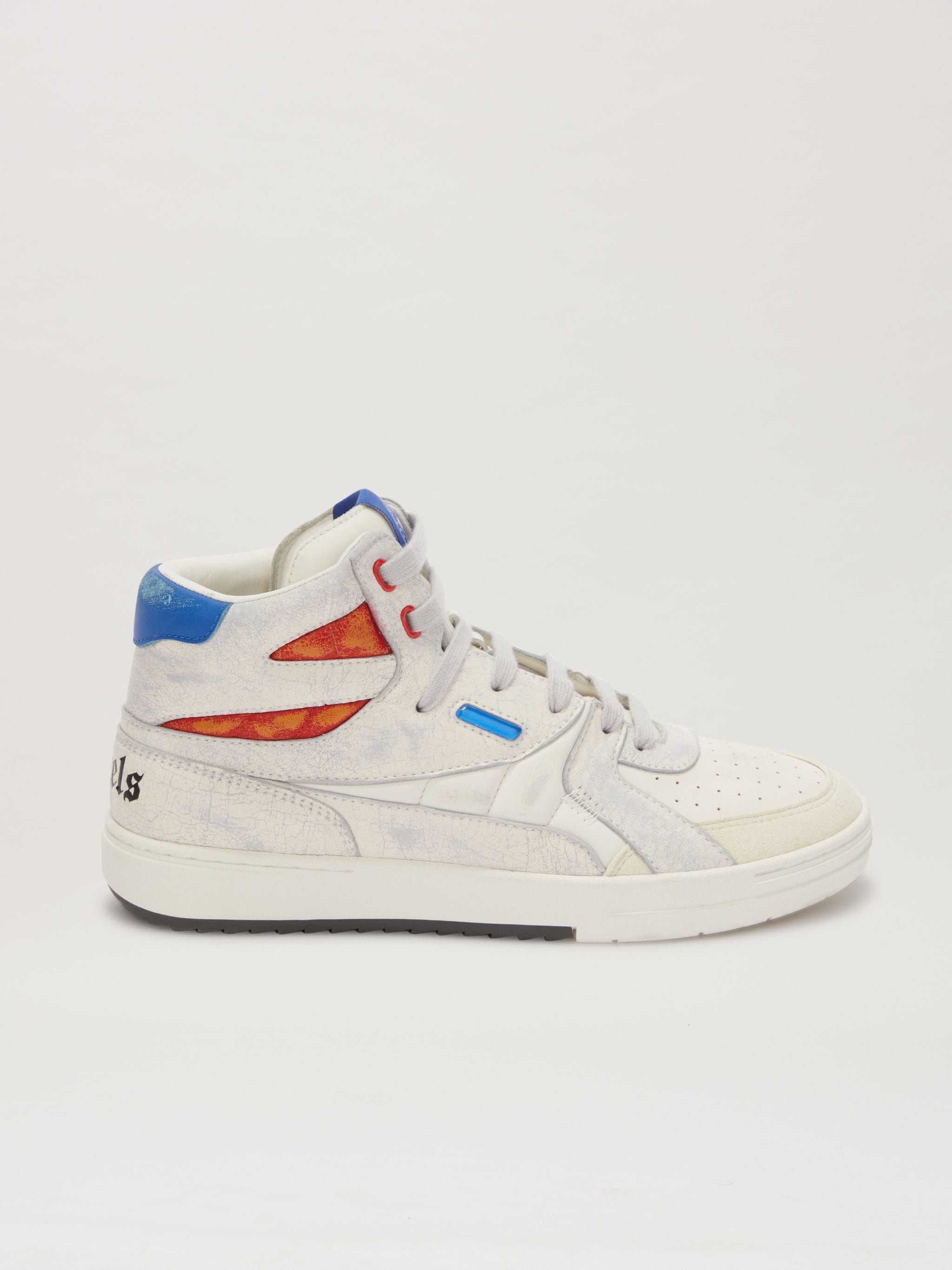 Vintage High-Top University Sneakers - 1