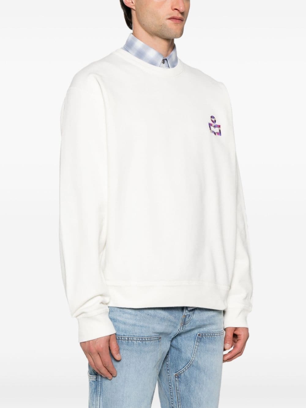 Mikoe embroidered.logo sweatshirt - 3