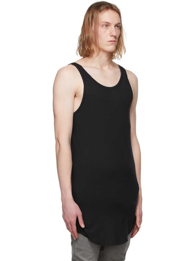 Boris Bidjan Saberi Black Object-Dyed Tank Top outlook