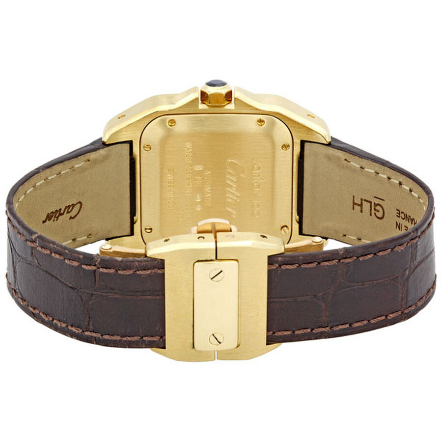 Pre-owned Cartier Santos De Cartier Silver Dial Ladies Watch W20112Y1 - 3