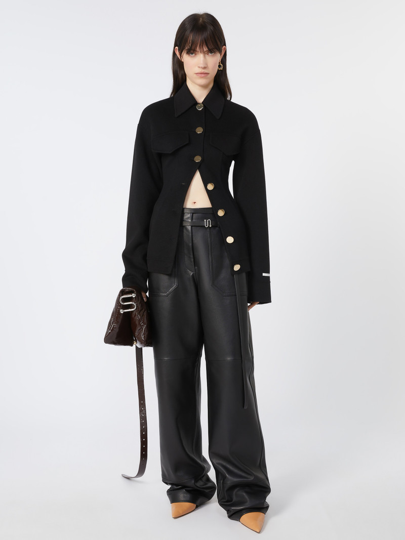 Sportmax EGEO Slim-fit wool pea coat outlook