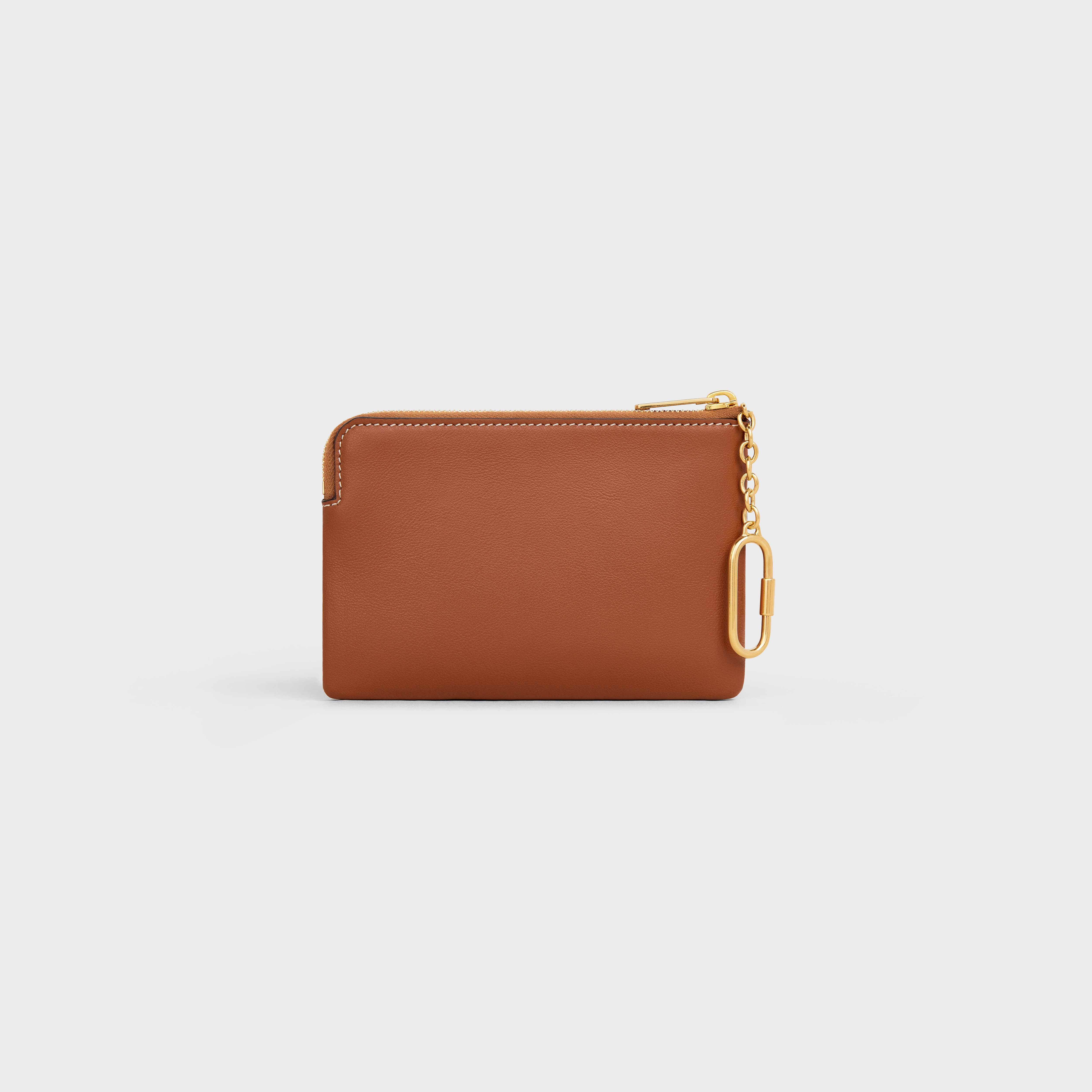COIN AND CARD POUCH CUIR TRIOMPHE IN SMOOTH CALFSKIN