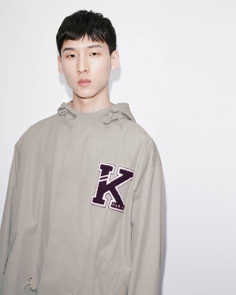 'Varsity' mid-length parka 4