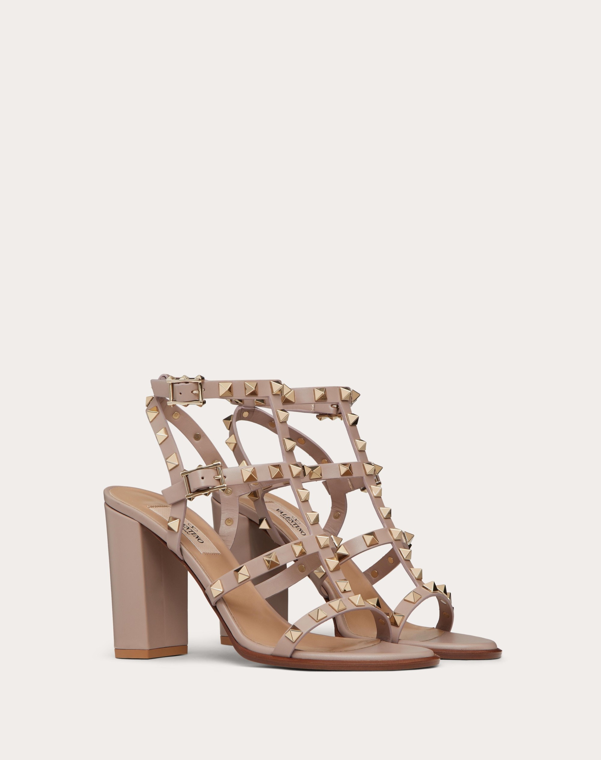 ROCKSTUD ANKLE STRAP SANDAL 90 MM - 2