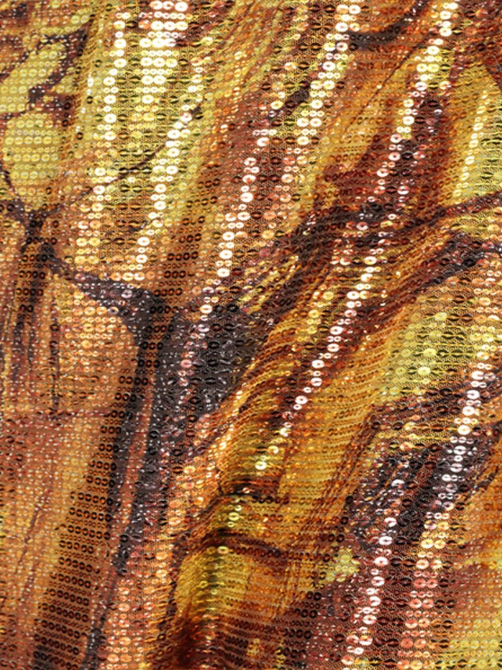 amber-print sequin-embellished maxi dress - 7